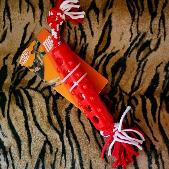 Nerf Dog Tug Stick w/ Rope med/large Dog New! - Picture 1 of 3